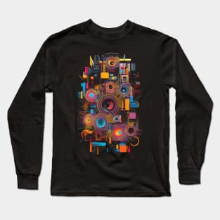 Minimalist Acoustics Sound System Hi-Fi Setup Long Sleeve T-Shirt